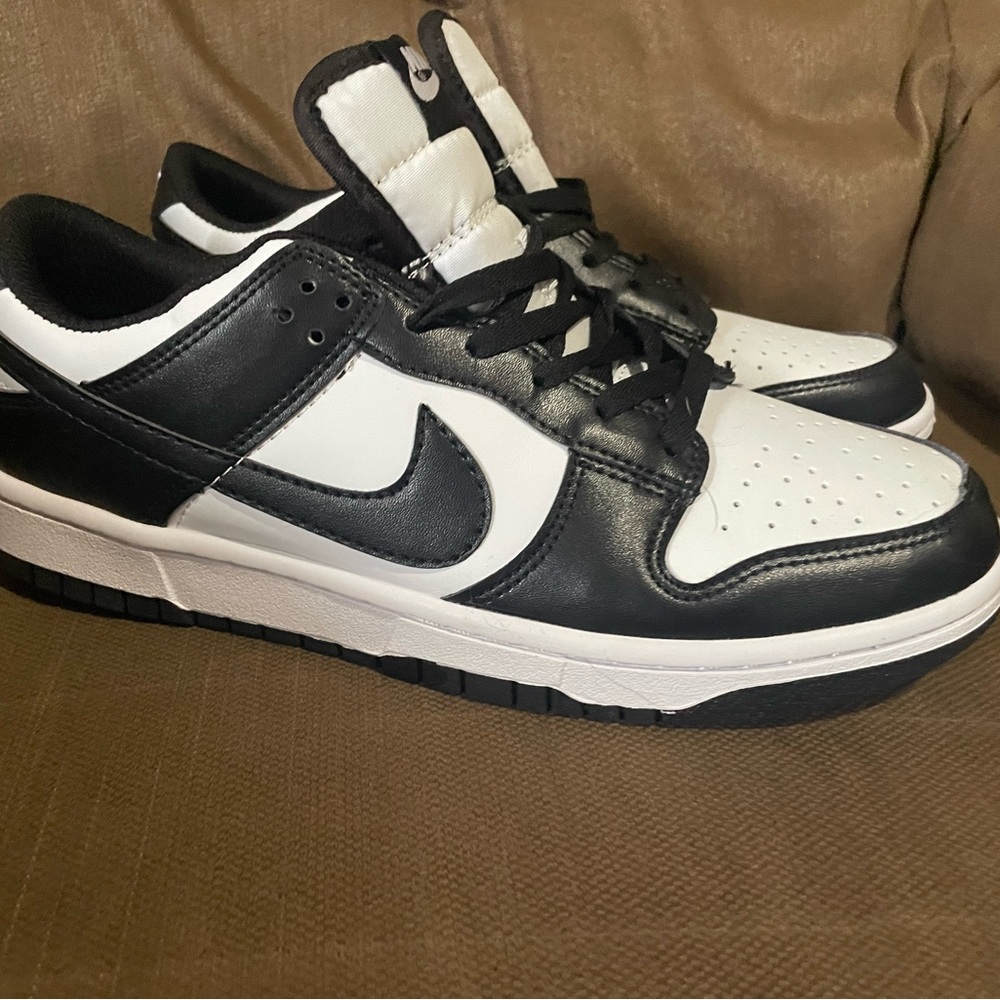 Nike Black and White Dunk Sneakers
